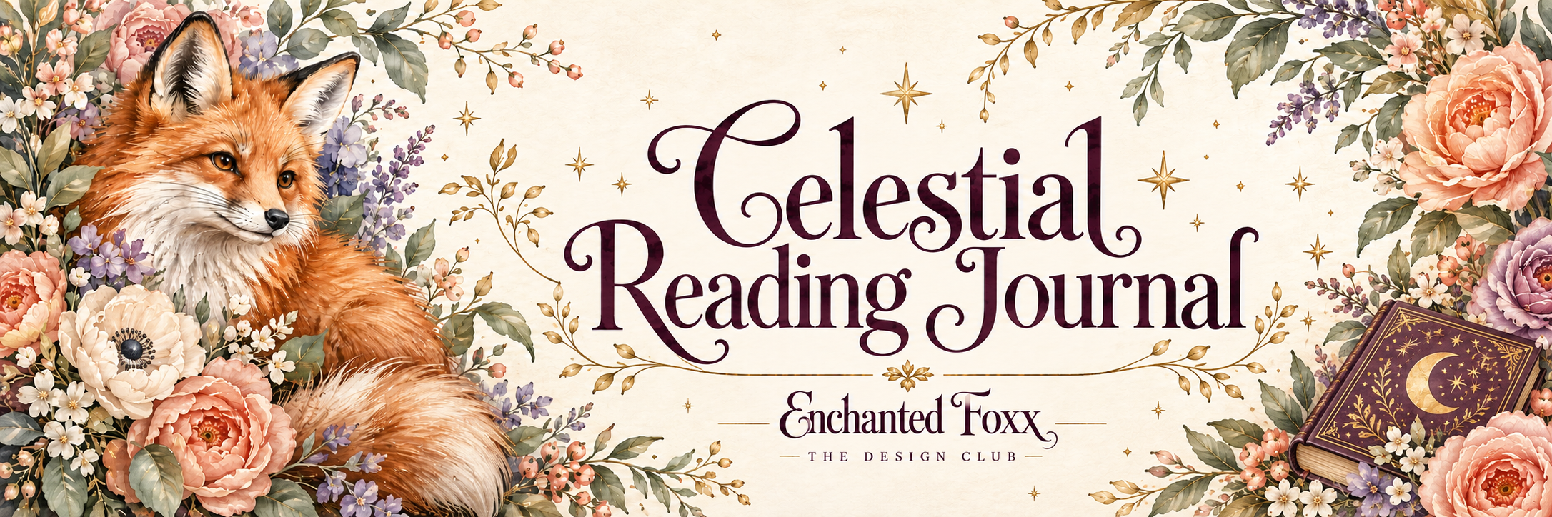Celestial Reading Journal — Enchanted Foxx Design Club