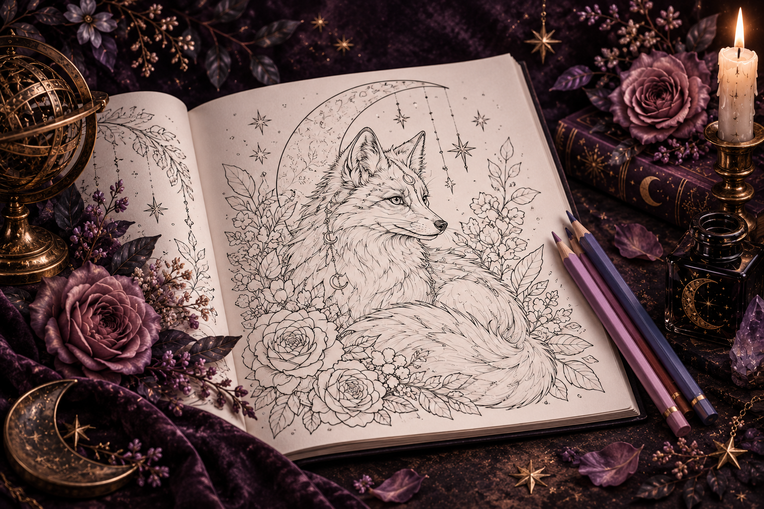 Illustrative category artwork for Coloring Pages